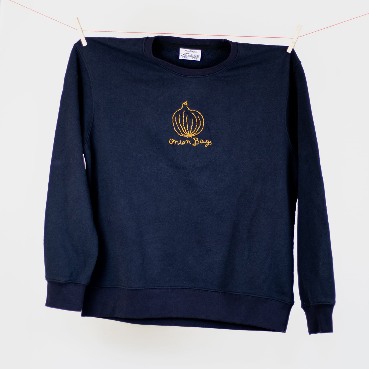 Hand Embroidered Onion Sweater