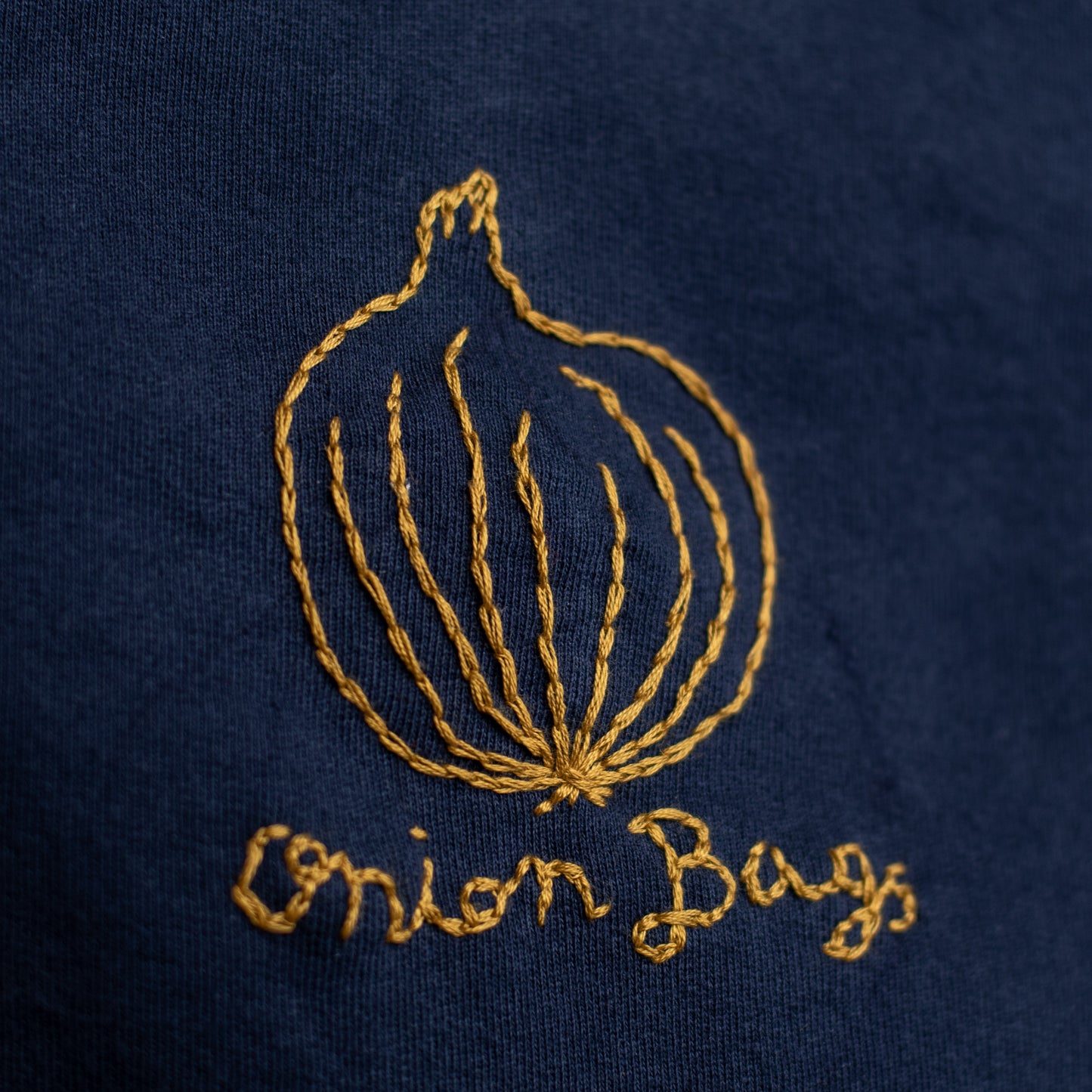 Hand Embroidered Onion Sweater