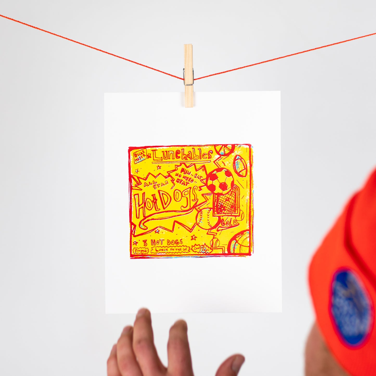 'Lunchables' Screen Print