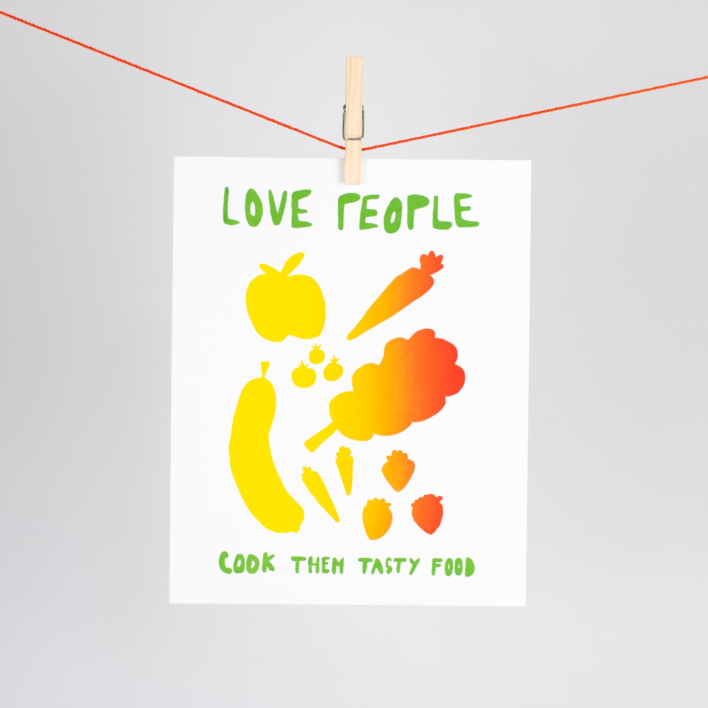 'Love People' Screen Print