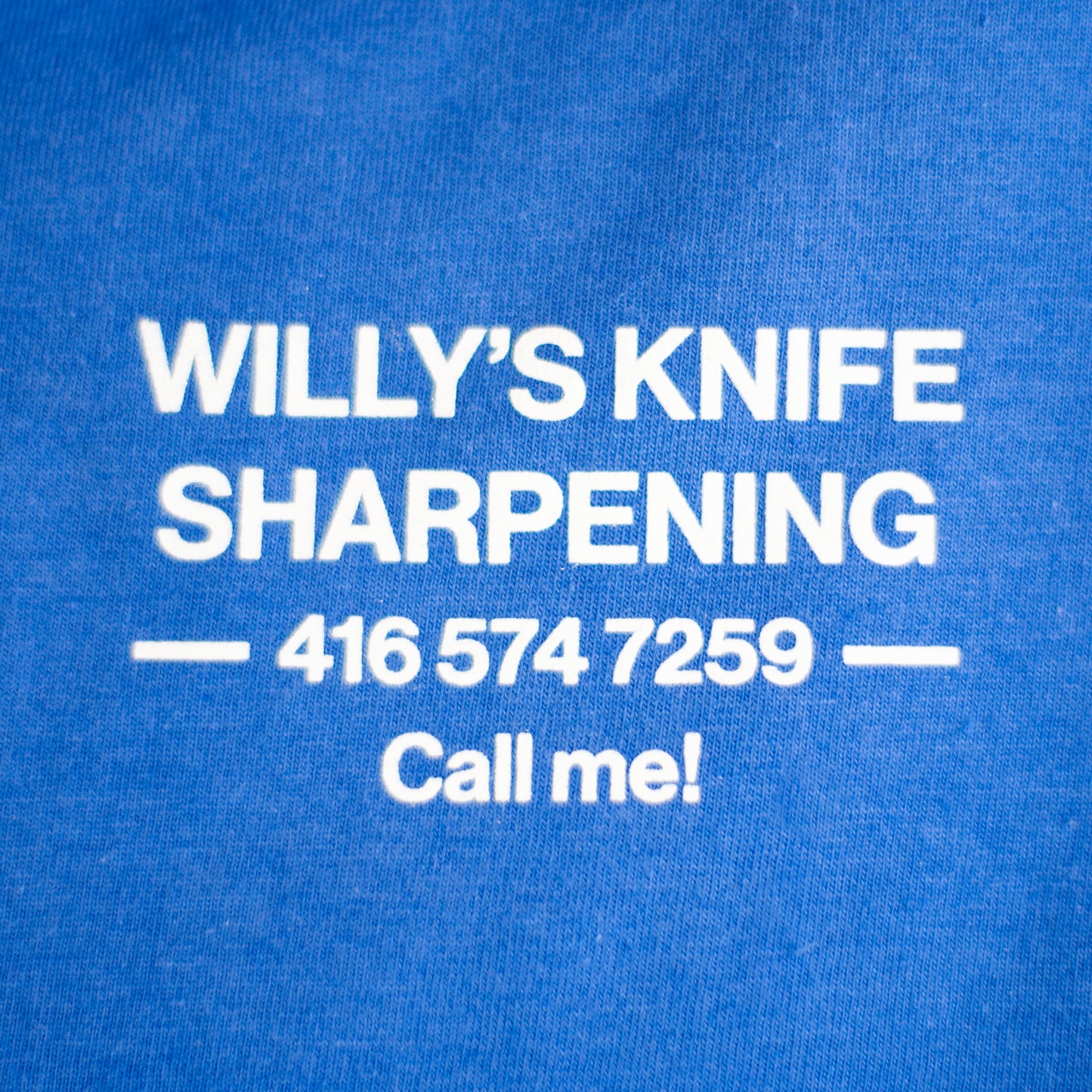Willy's Knife Sharpening Tee