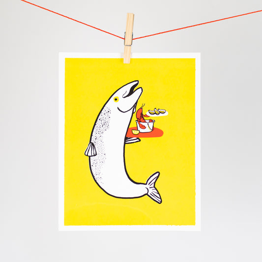 'Seafood Platter' Screen Print