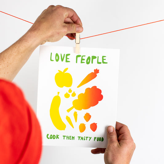 'Love People' Screen Print